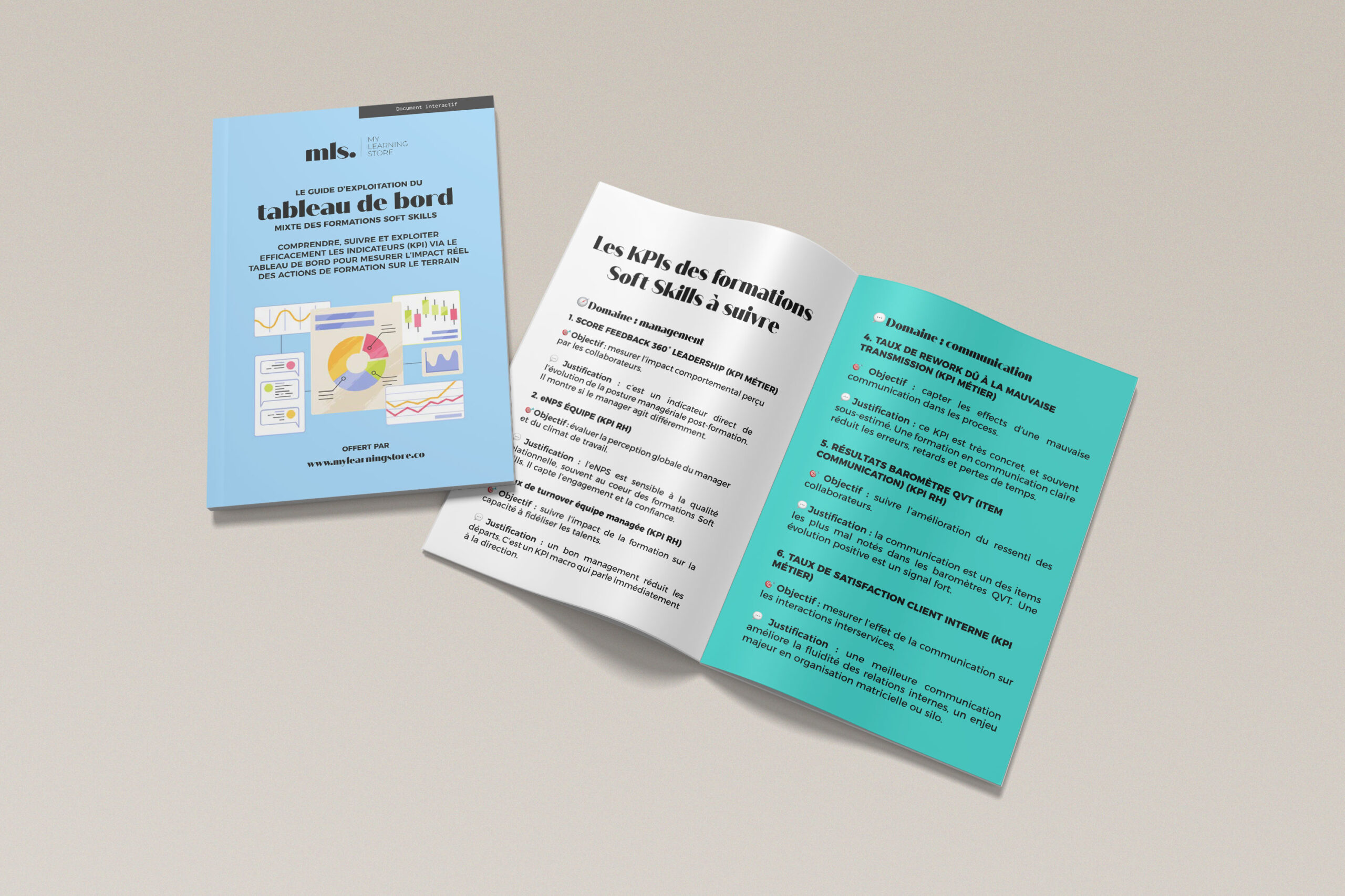 Tableau de bord mixte formations Soft Skills